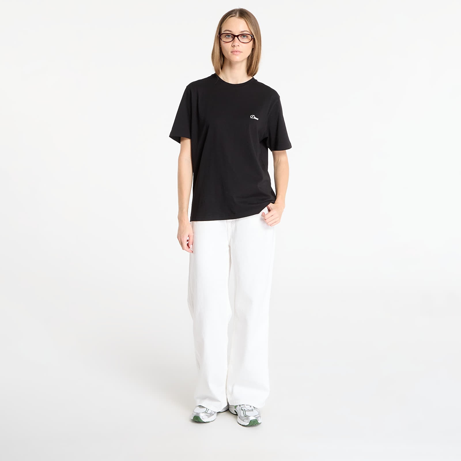 T-särgid DIME Cursive Small Logo T-Shirt UNISEX Black