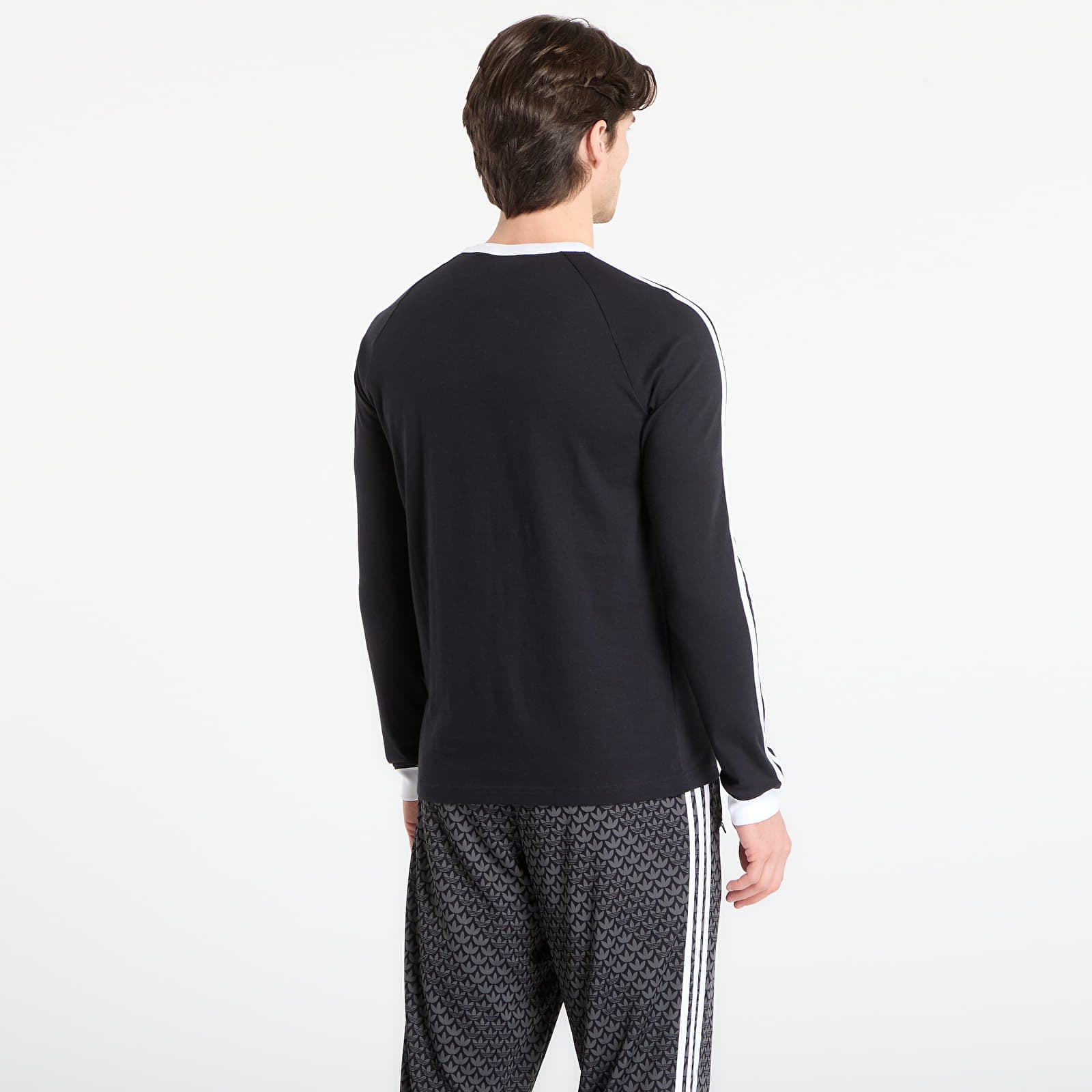 T-shirts homme adidas 3S Ls Tee Black