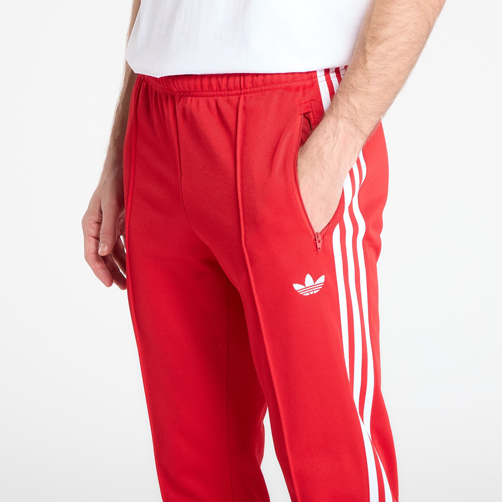 Pantaloni tuta uomo adidas Classic Track Pants Better Scarlet