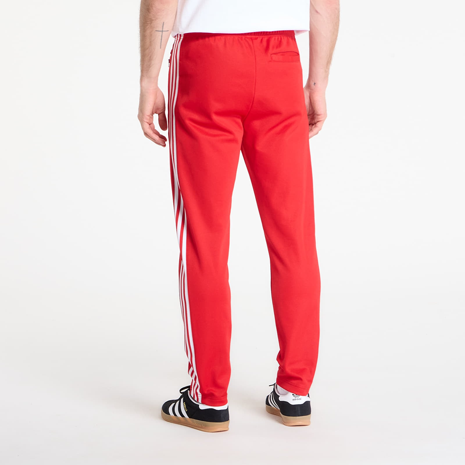 Pantaloni tuta uomo adidas Classic Track Pants Better Scarlet