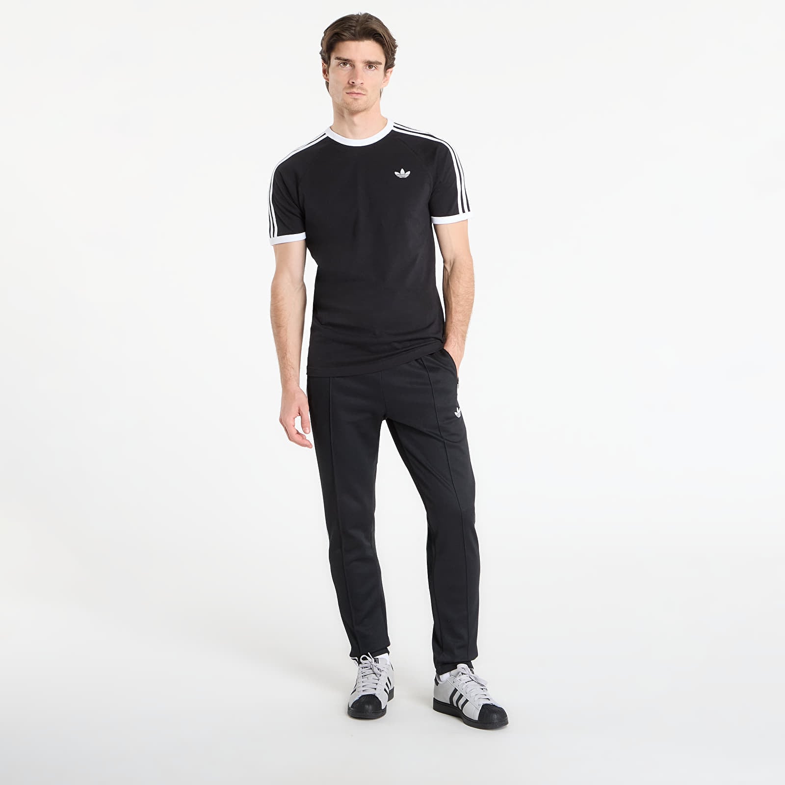 Magliette da uomo adidas 3S Tee Black