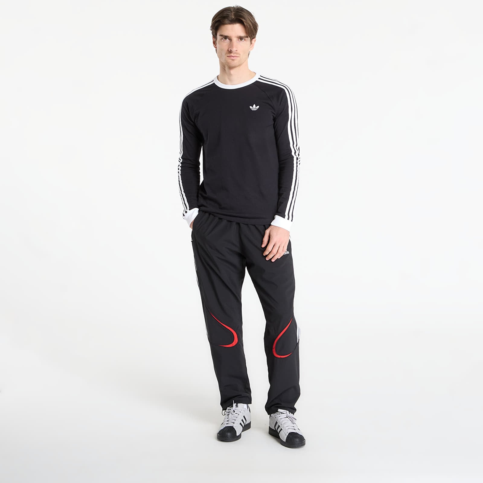Vyriškos sportinės kelnės adidas Teamgeist Track Pants Black/ White
