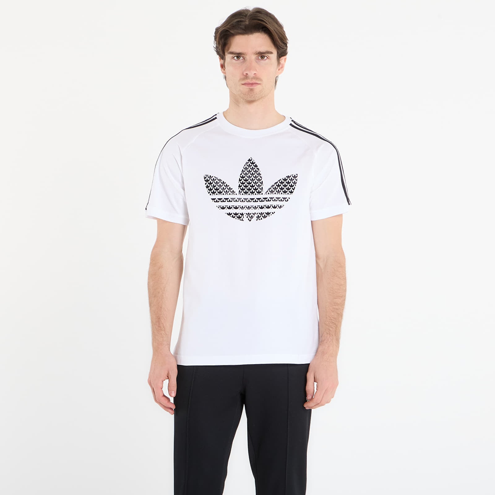 Tricou adidas Monogram Infill 3S T-Shirt White XL