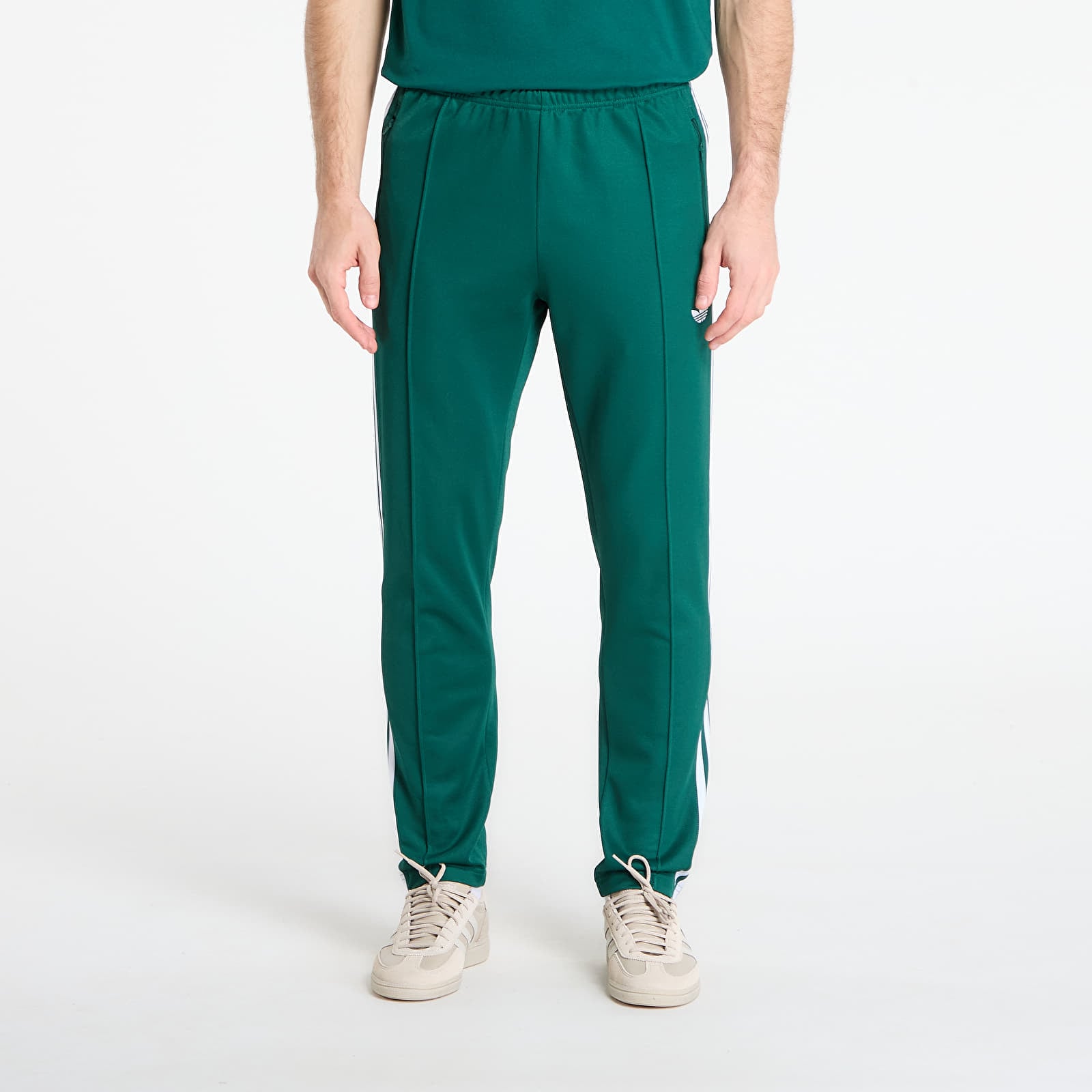 Joggingbukser adidas Beckenbauer Track Pants Collegiate Green/ White