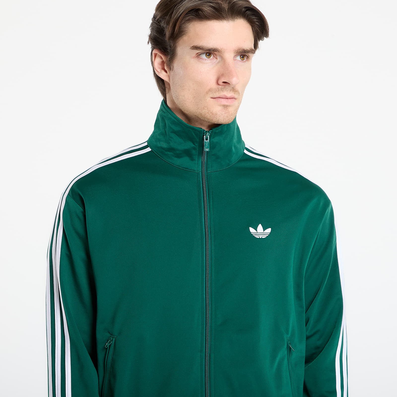 Meeste kapuutsiga dressid adidas Firebird Tt Collegiate Green