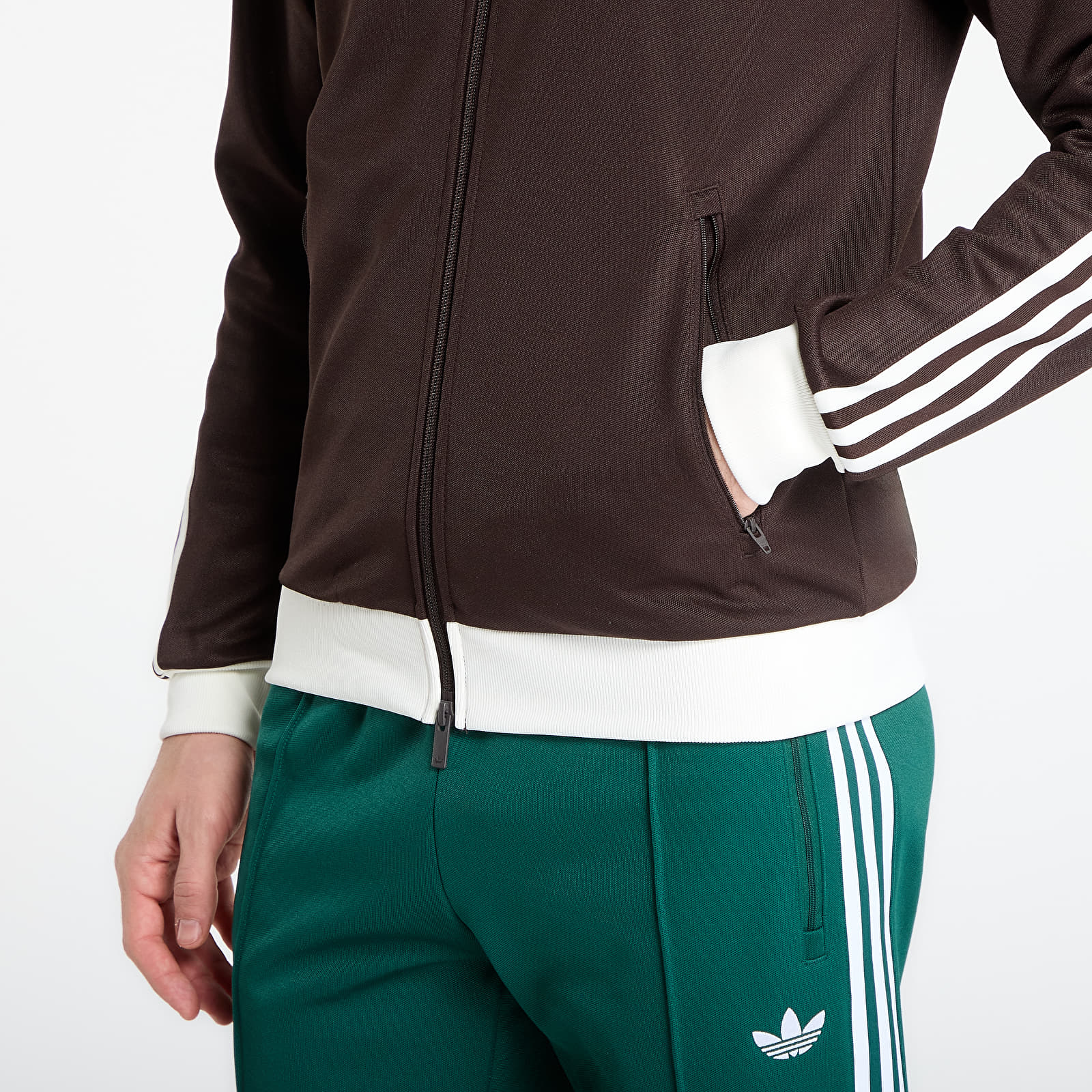 Pánske mikiny adidas Beckenbauer Tt Auco/ Off White