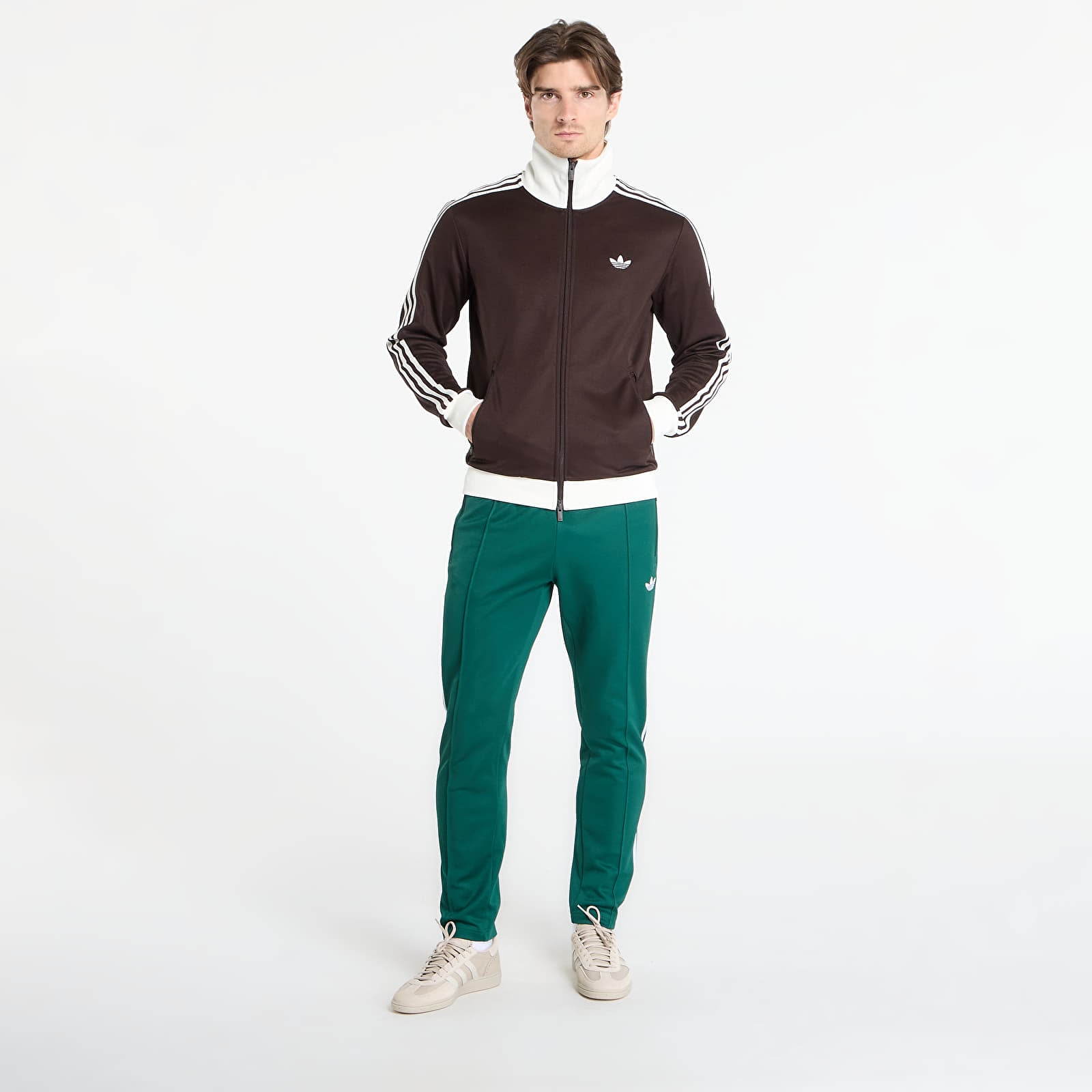 Pánske mikiny adidas Beckenbauer Tt Auco/ Off White