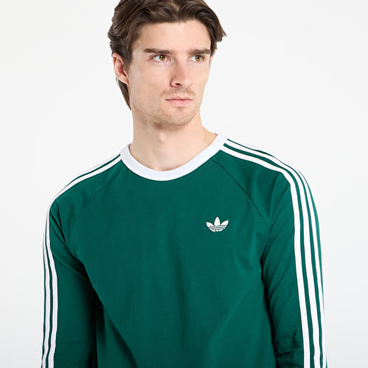 adidas 3-Stripes Long-Sleeve Top Long-Sleeve Top Collegiate Green