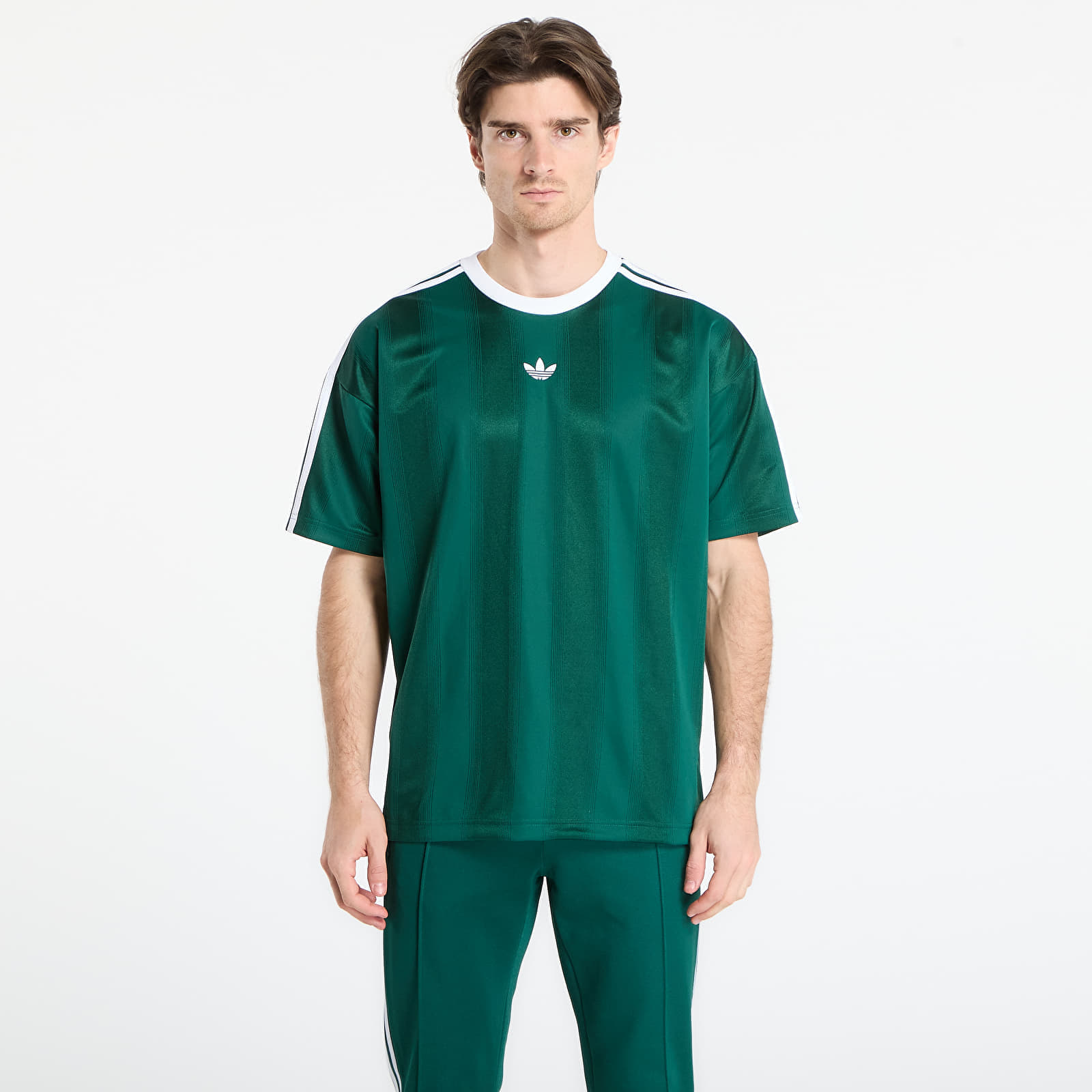 Джърси adidas Adicolor Jacquard Jersey Collegiate Green M