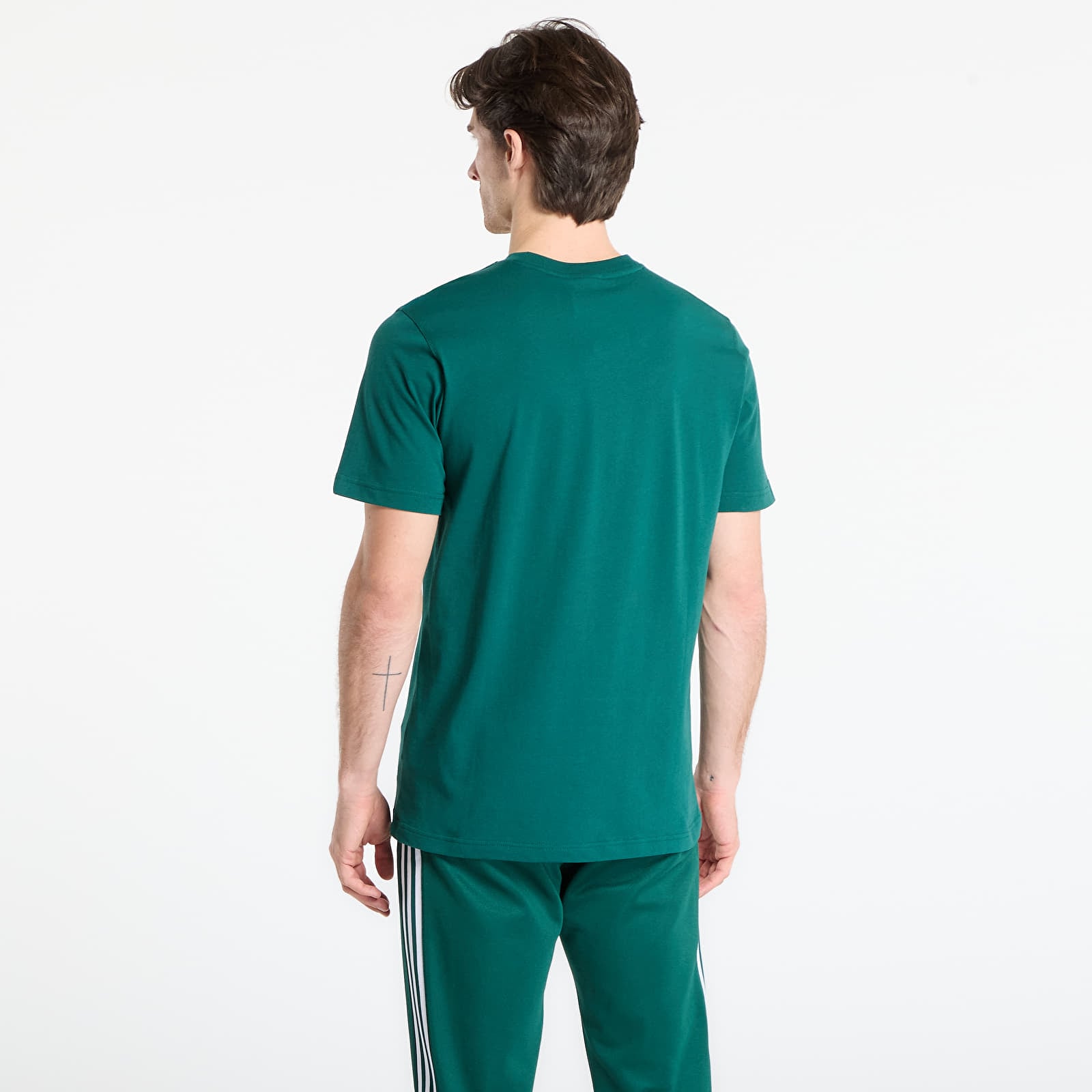 Pánske tričká adidas Trefoil Ess Tee Collegiate Green