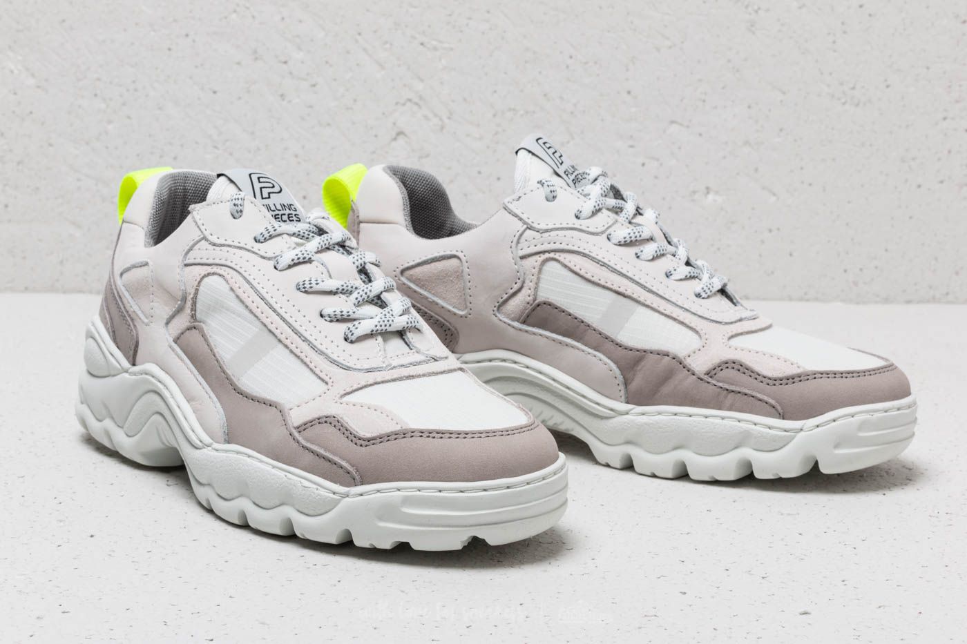 Dámské tenisky a boty Filling Pieces Low Curve Iceman Trimix White