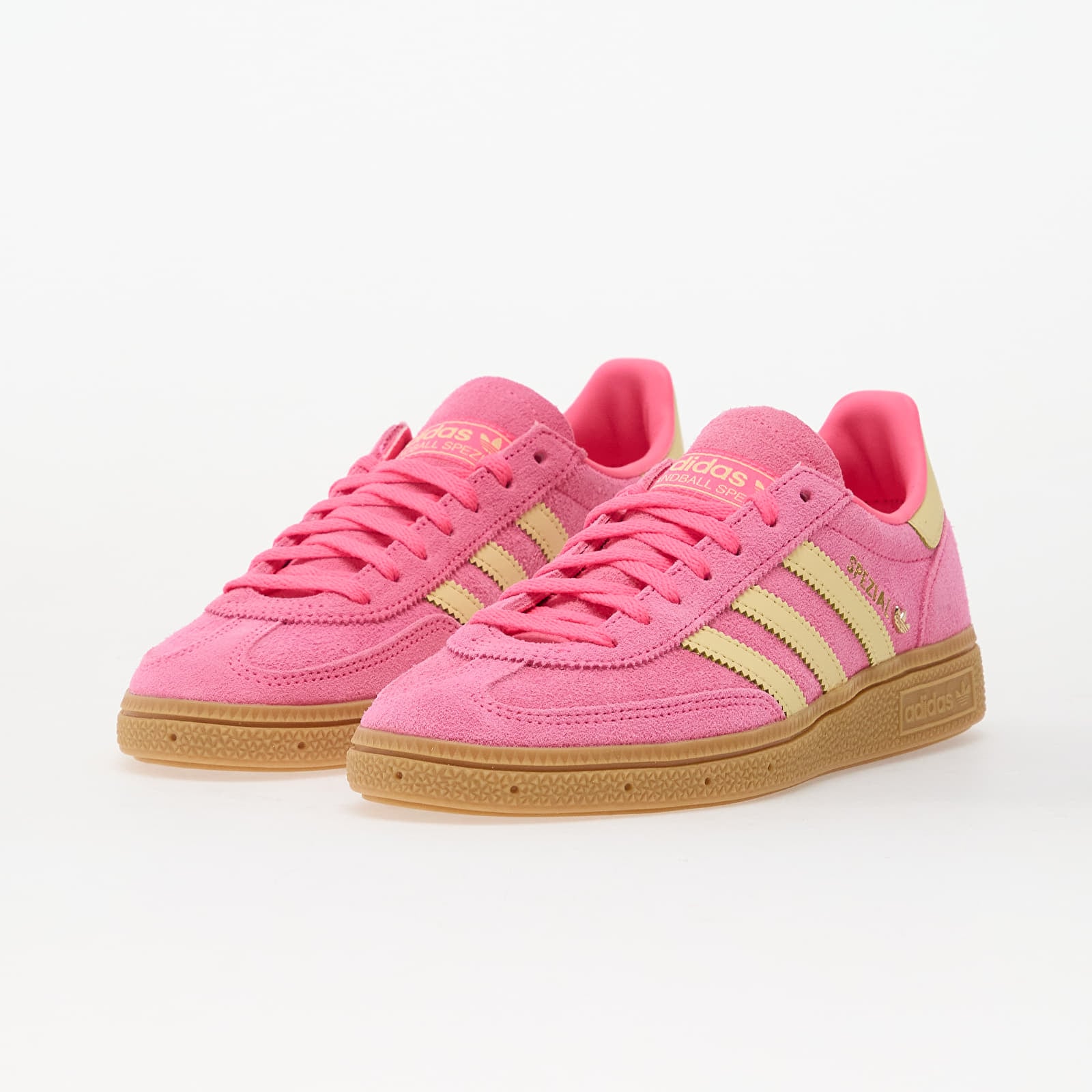 Женская обувь adidas Handball Spezial W Lucid Pink/ Almost Yellow/ Gold Metallic