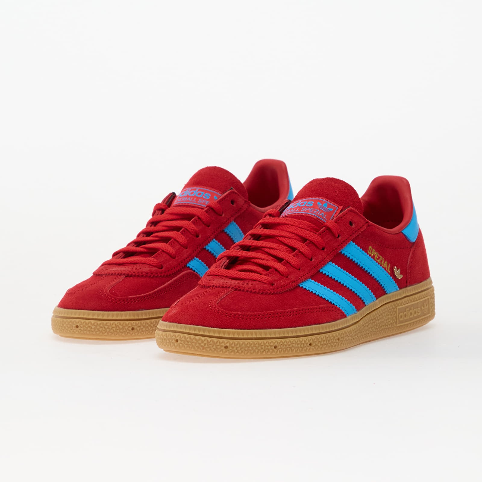 Женская обувь adidas Handball Spezial W Better Scarlet/ Luaq/ Gold Metallic