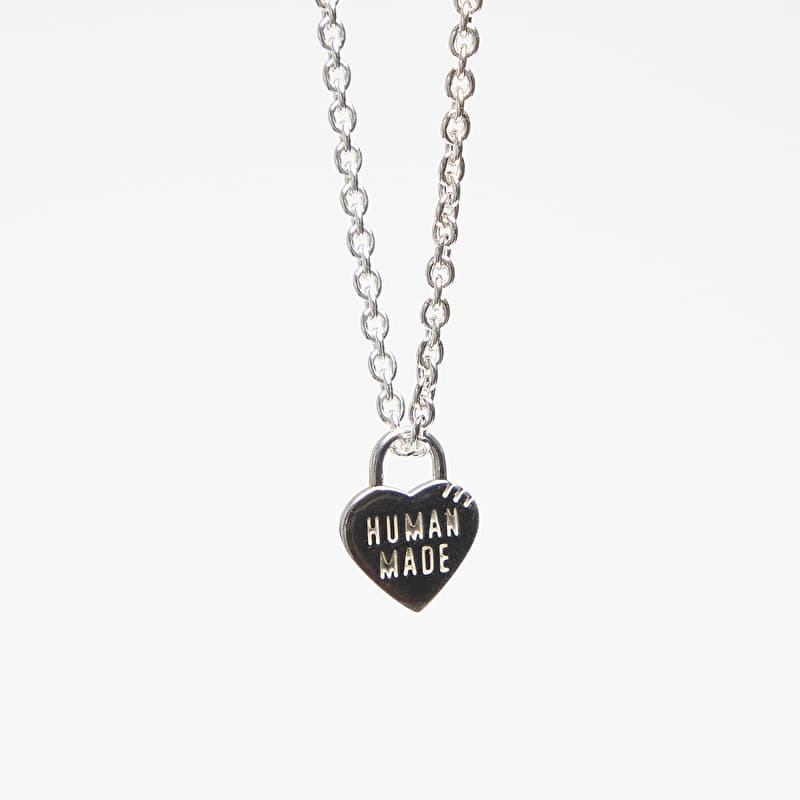HUMAN MADE Heart Silver Necklace Silver | Footshop