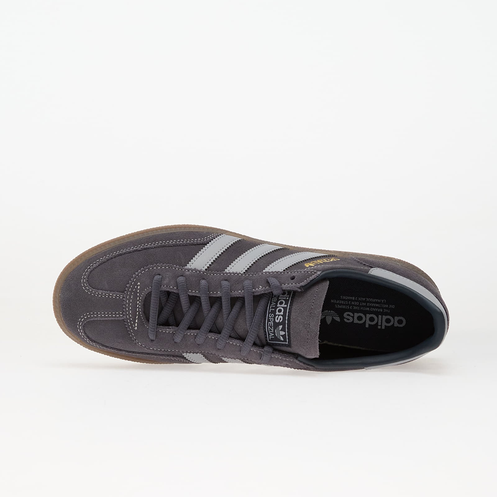 Pánske tenisky a topánky adidas Handball Spezial Auon/ Halo Silver/ Gum5