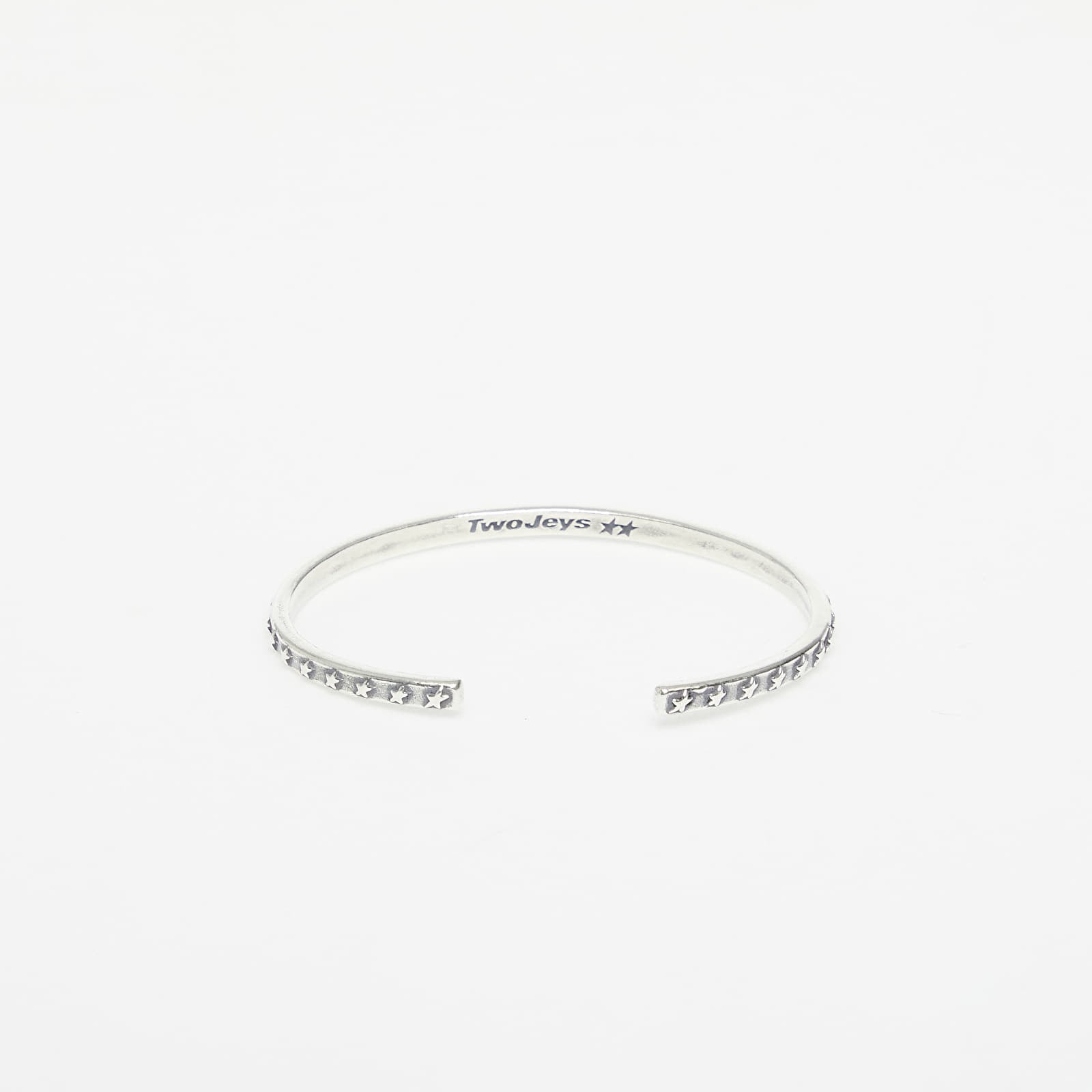 Armbånd for menn TwoJeys Star Studded Bangle Silver