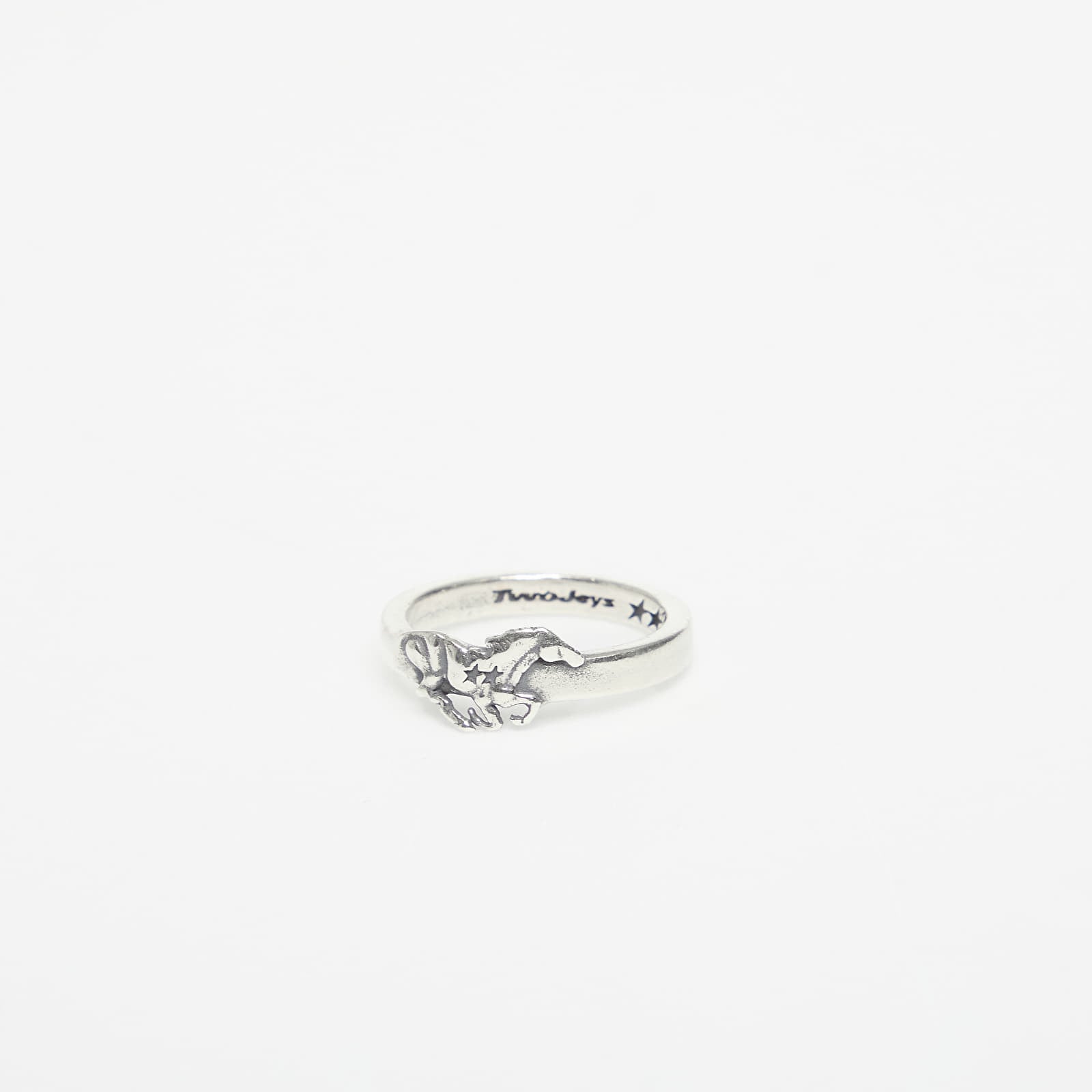 Ringer for menn TwoJeys Big Icon Galloping Ring Silver
