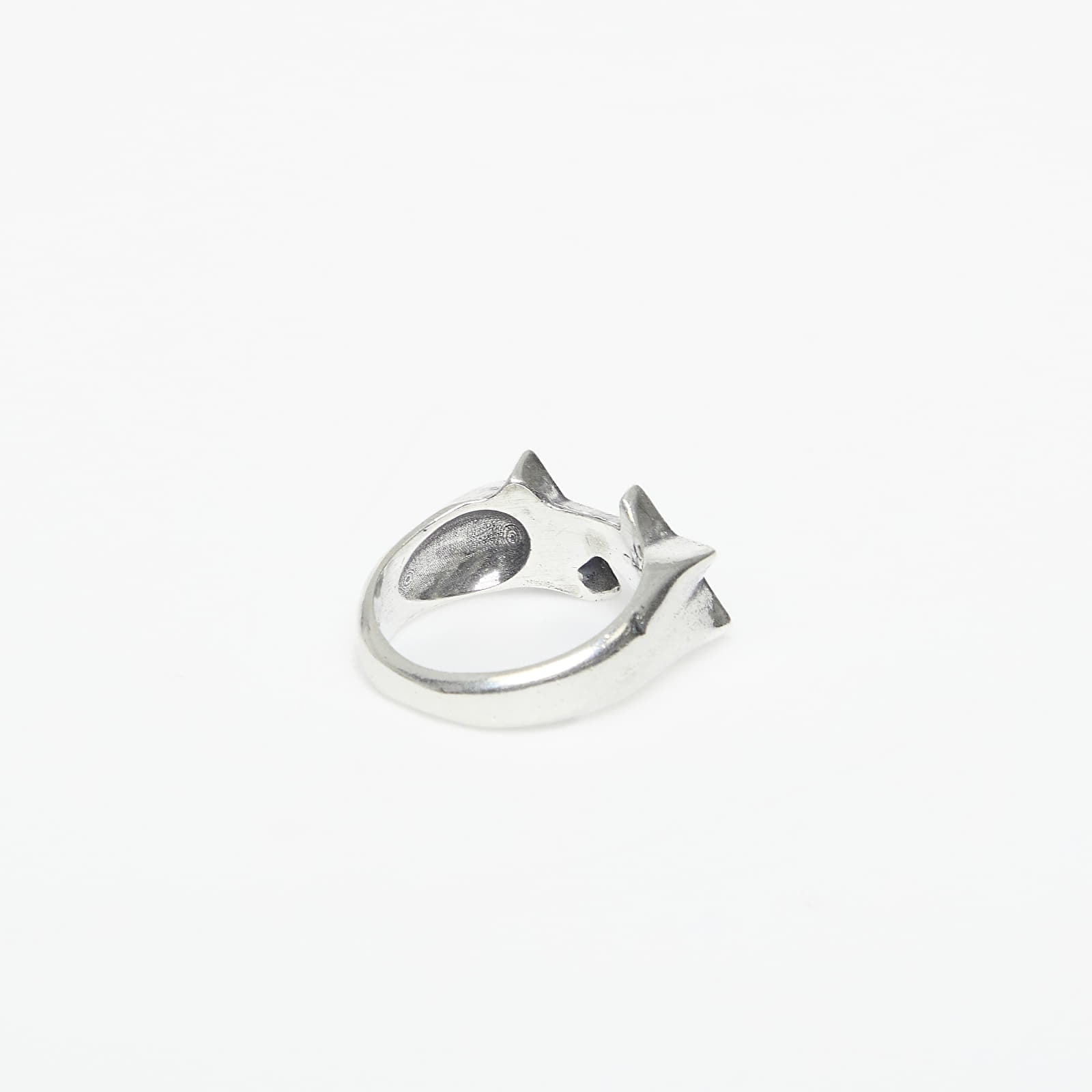 Ringer for menn TwoJeys Icon Blue Enameled Single Ring Silver