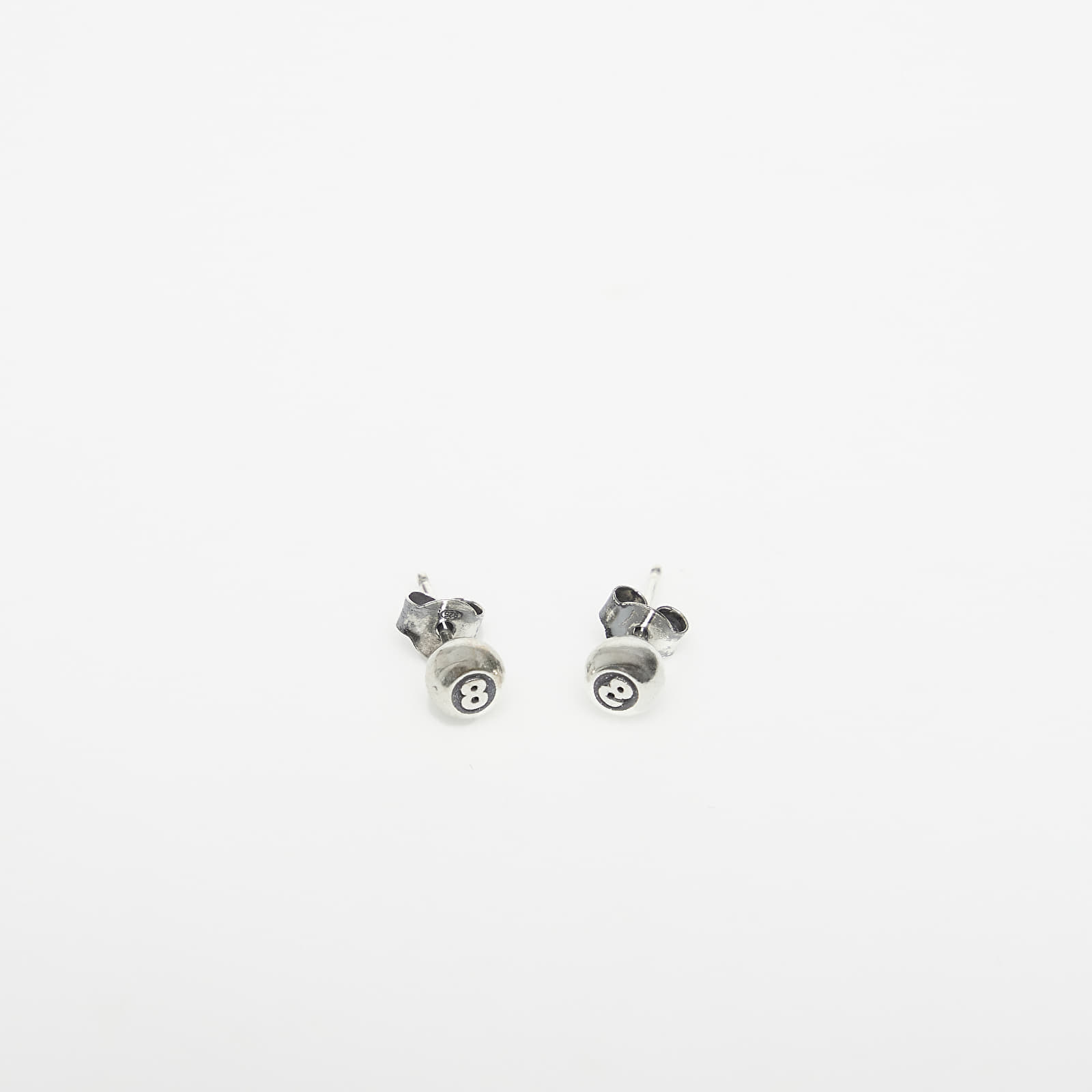 TwoJeys 8 Ball Earrings Silver Universal