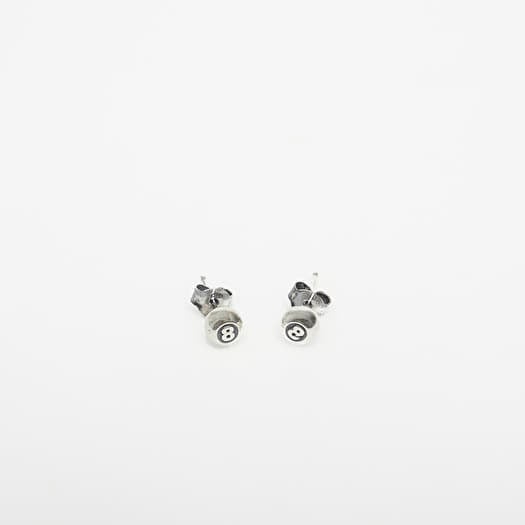 TwoJeys 8 Ball Earrings Silver