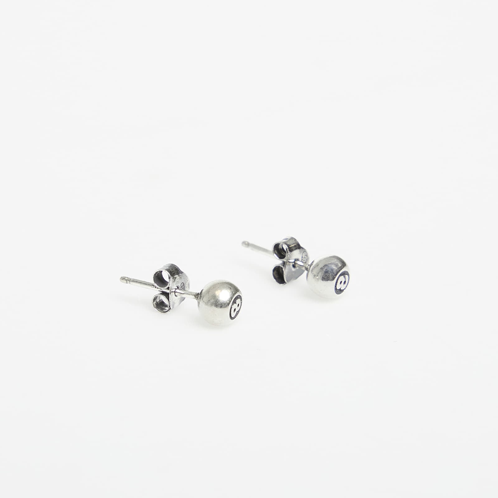 Smykker for menn TwoJeys 8 Ball Earrings Silver