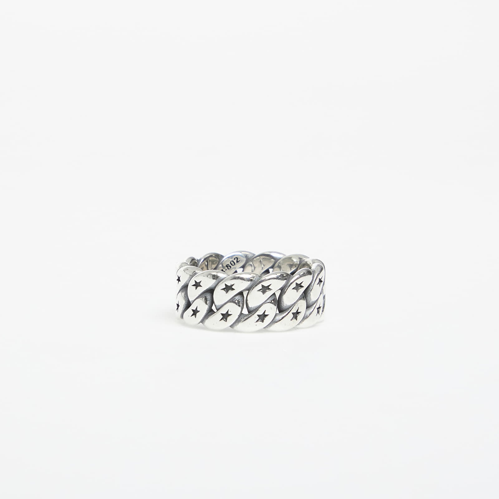 Ringer for menn TwoJeys Cuban Monogram Ring Silver