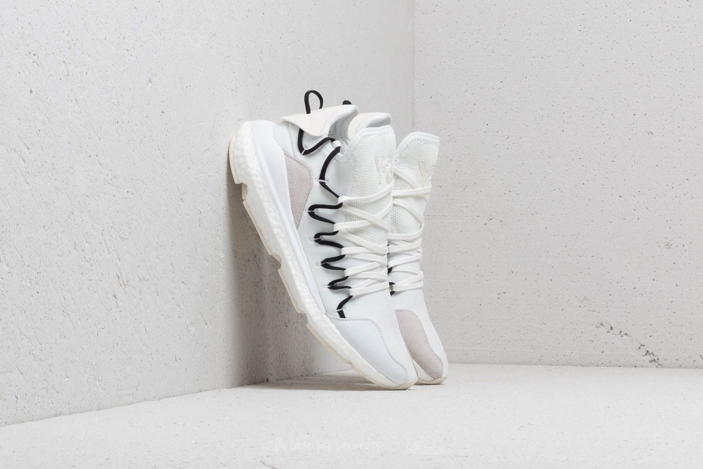 Încălțăminte și sneakerși pentru bărbați Y-3 Kusari Ftw White/ Core White/ Off White