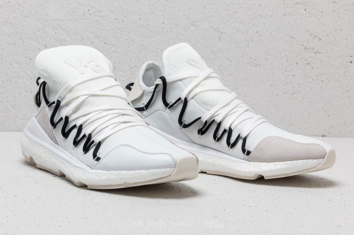 Încălțăminte și sneakerși pentru bărbați Y-3 Kusari Ftw White/ Core White/ Off White