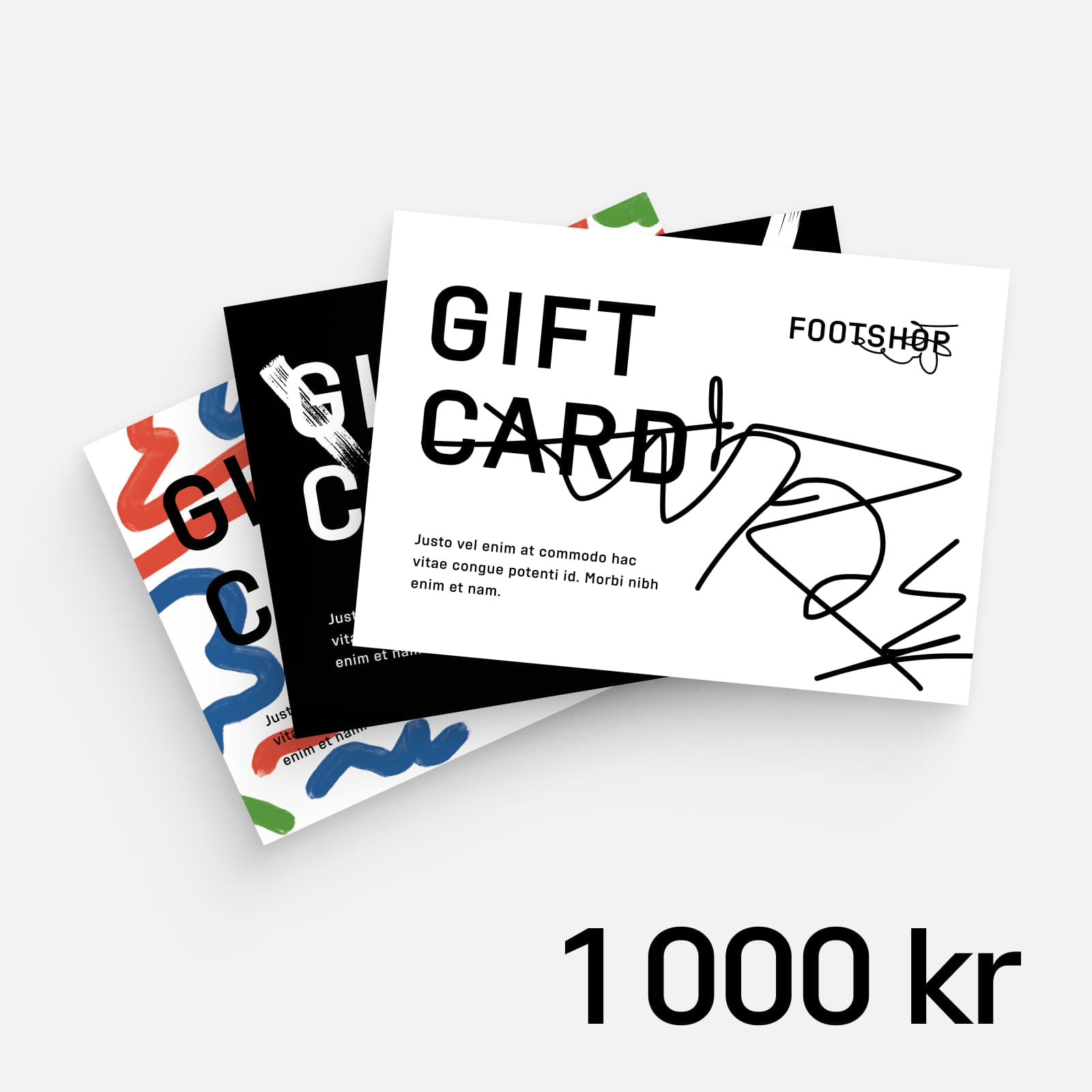 Presentkort Digital värdecheck värd 1000