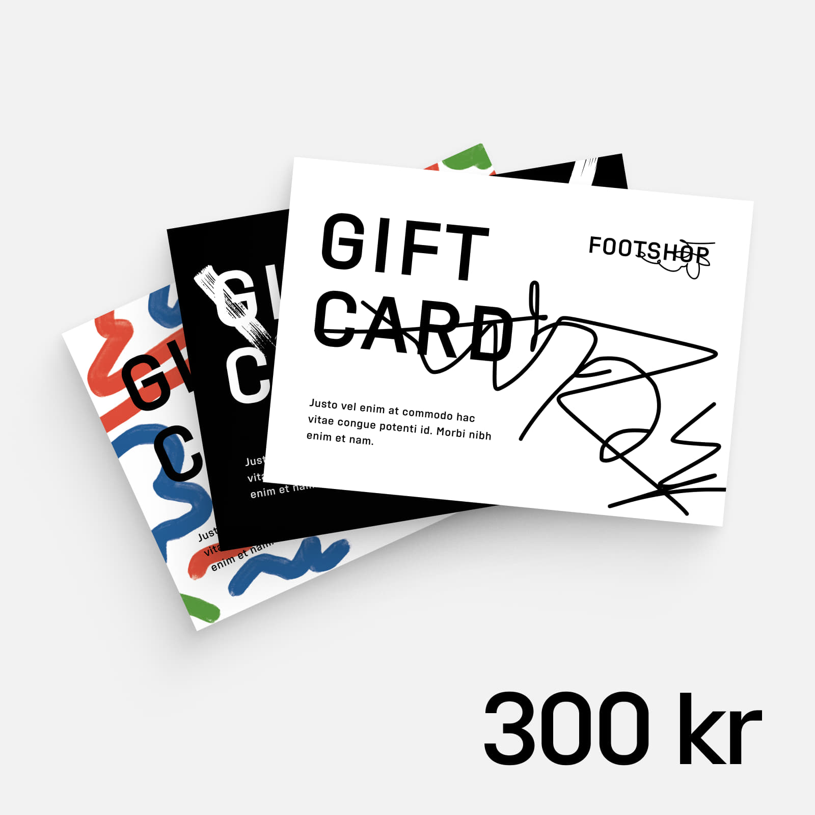 Gavekort Digital voucher til en værdi af 300