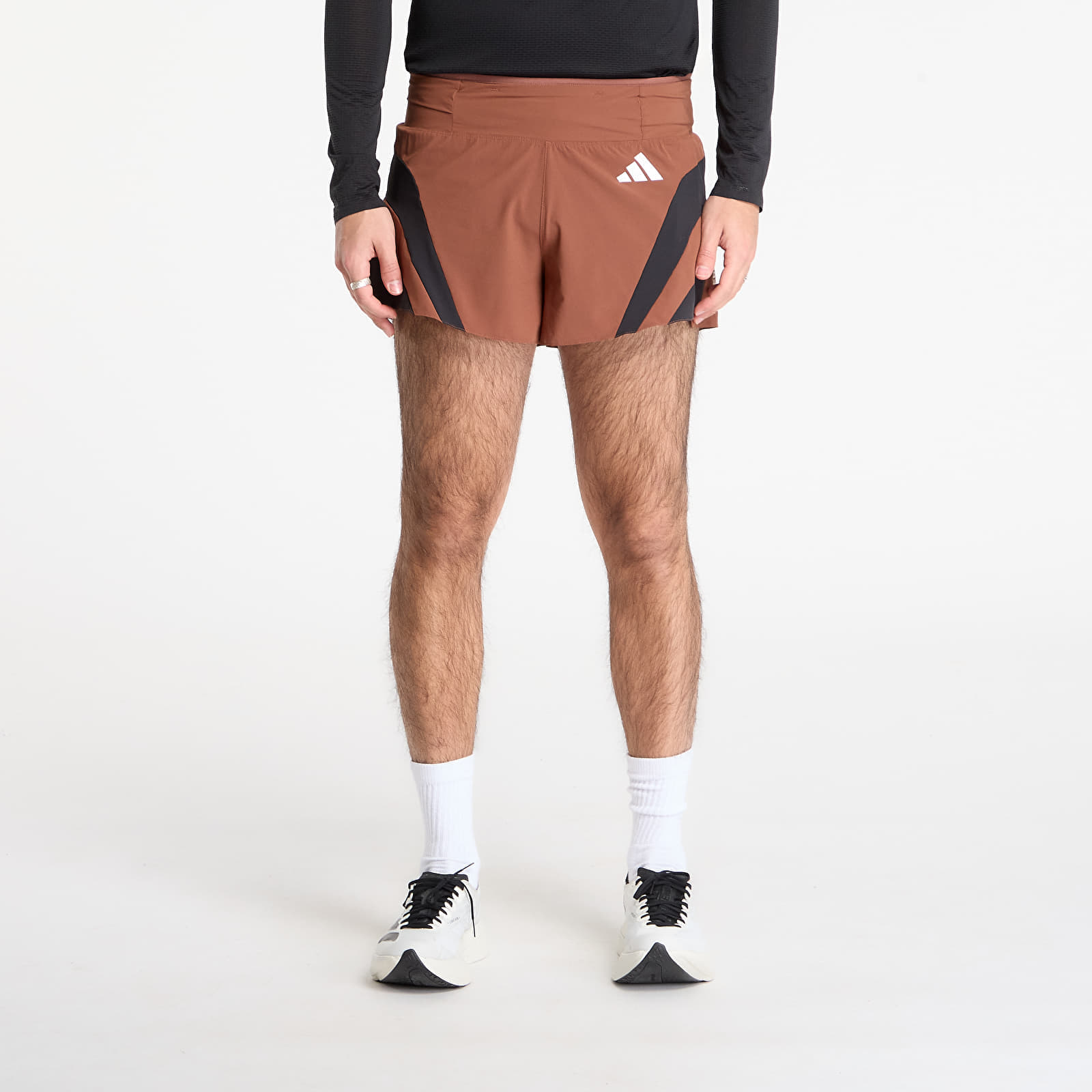 Къси панталони adidas Humanrace Adizero Archive Running Gel Short Preloved Brown XL