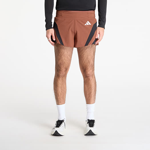 Szorty adidas Humanrace Adizero Archive Running Gel Short Preloved Brown