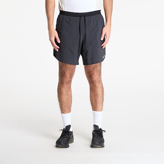 Šortky Nike Stride Men's Dri-FIT 7" 2-in-1 Running Shorts Black/ Black/ Black/ Reflective Silv