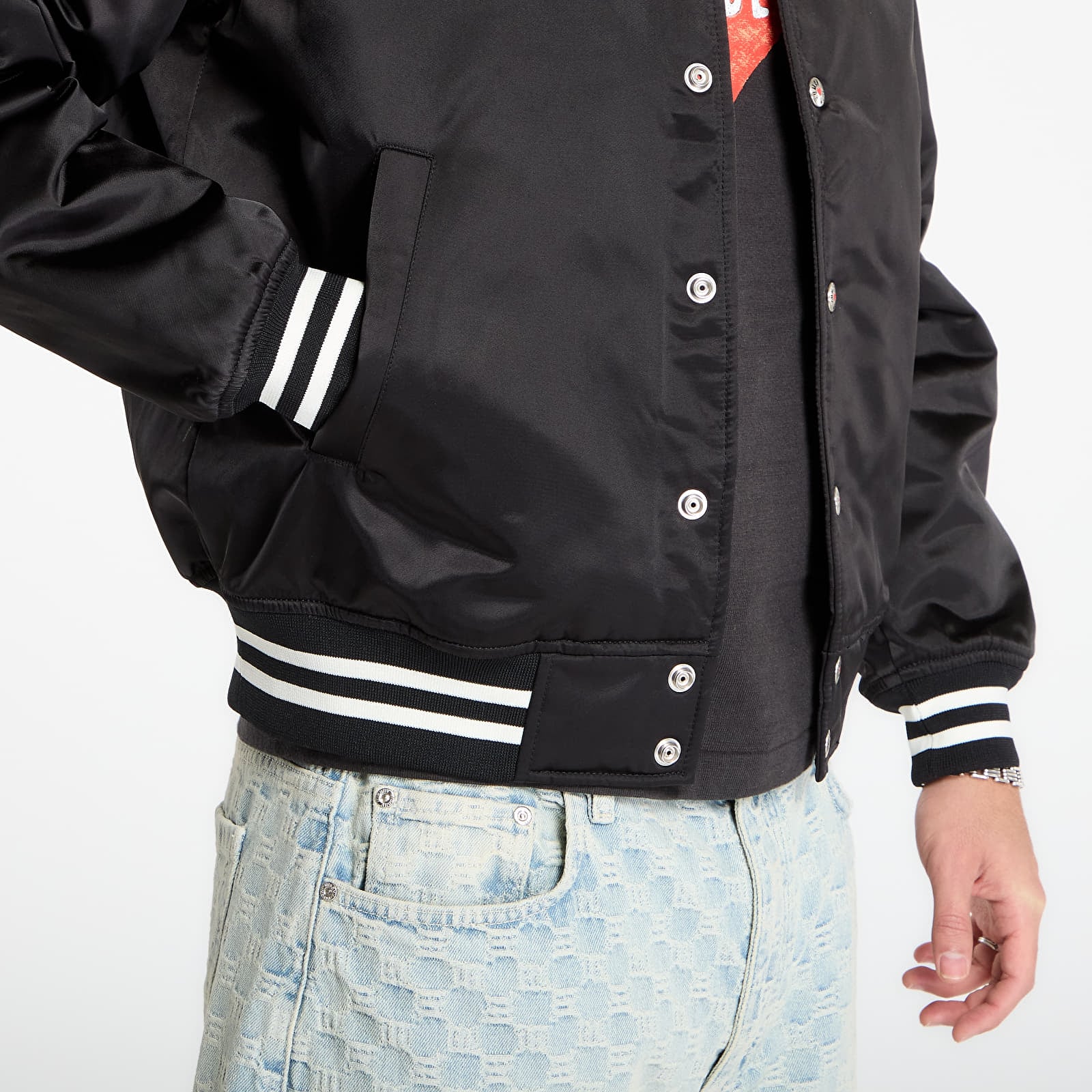 Куртки HUMAN MADE Nylon Stadium Jacket UNISEX Black