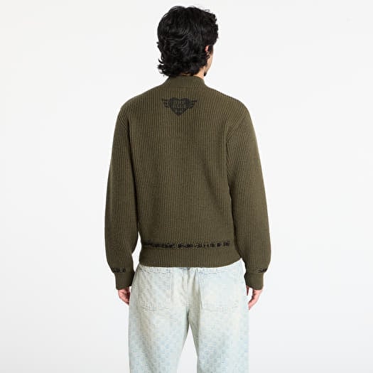 HUMAN MADE セーター オリーブ色 HUMAN MADE ニットセーター オリーブ