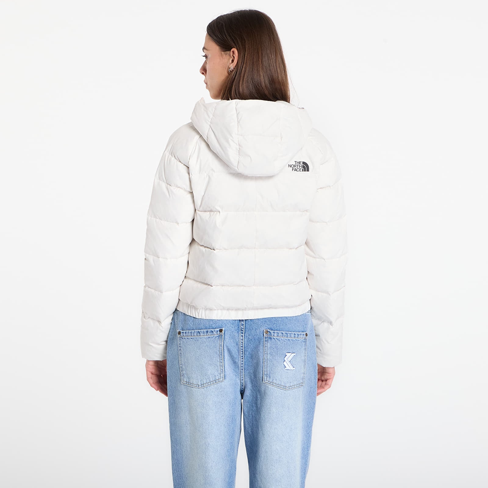 Ženske jakne The North Face Hyalite Down Hoodie White Dune