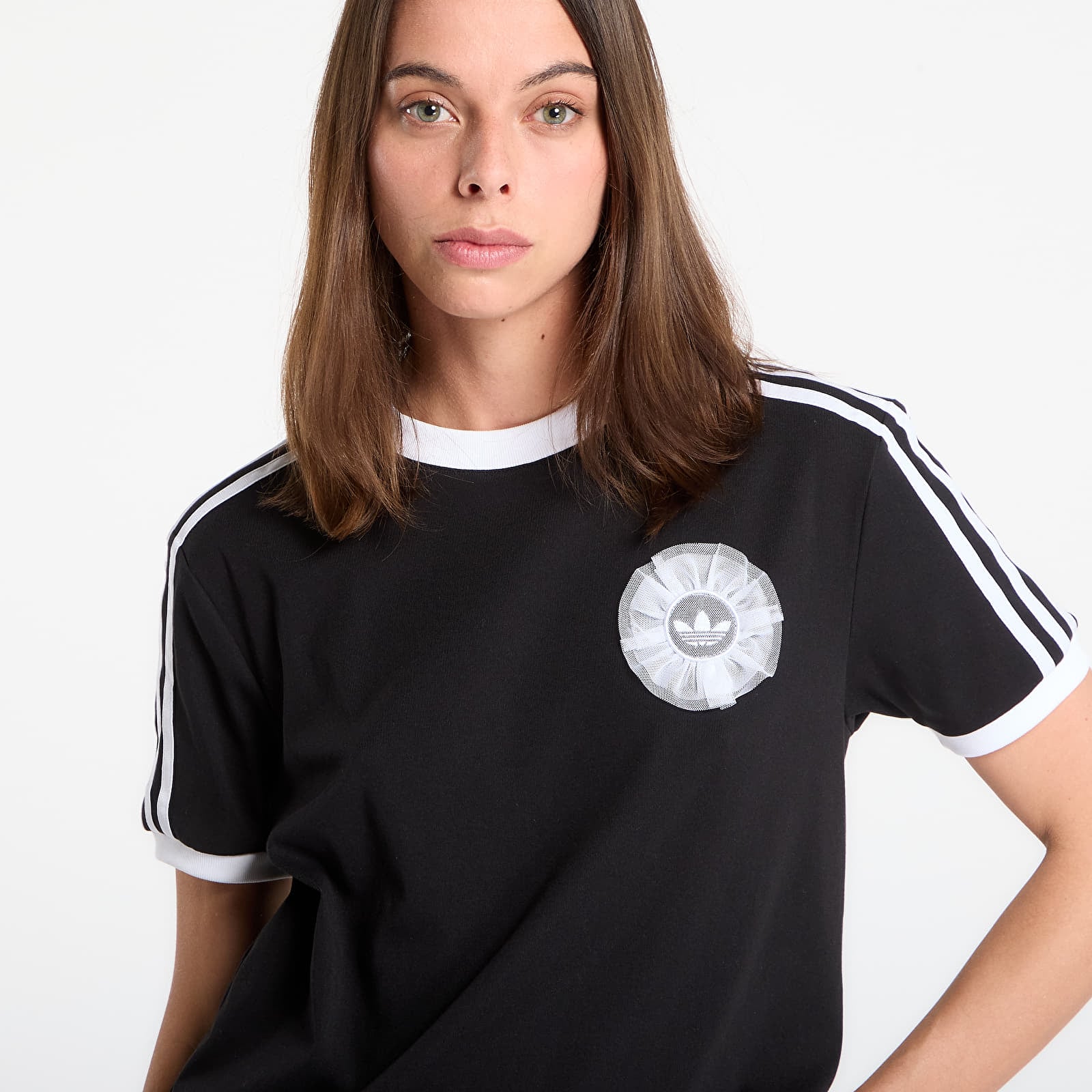 Dames T-shirts adidas Branding Ss Tee Black