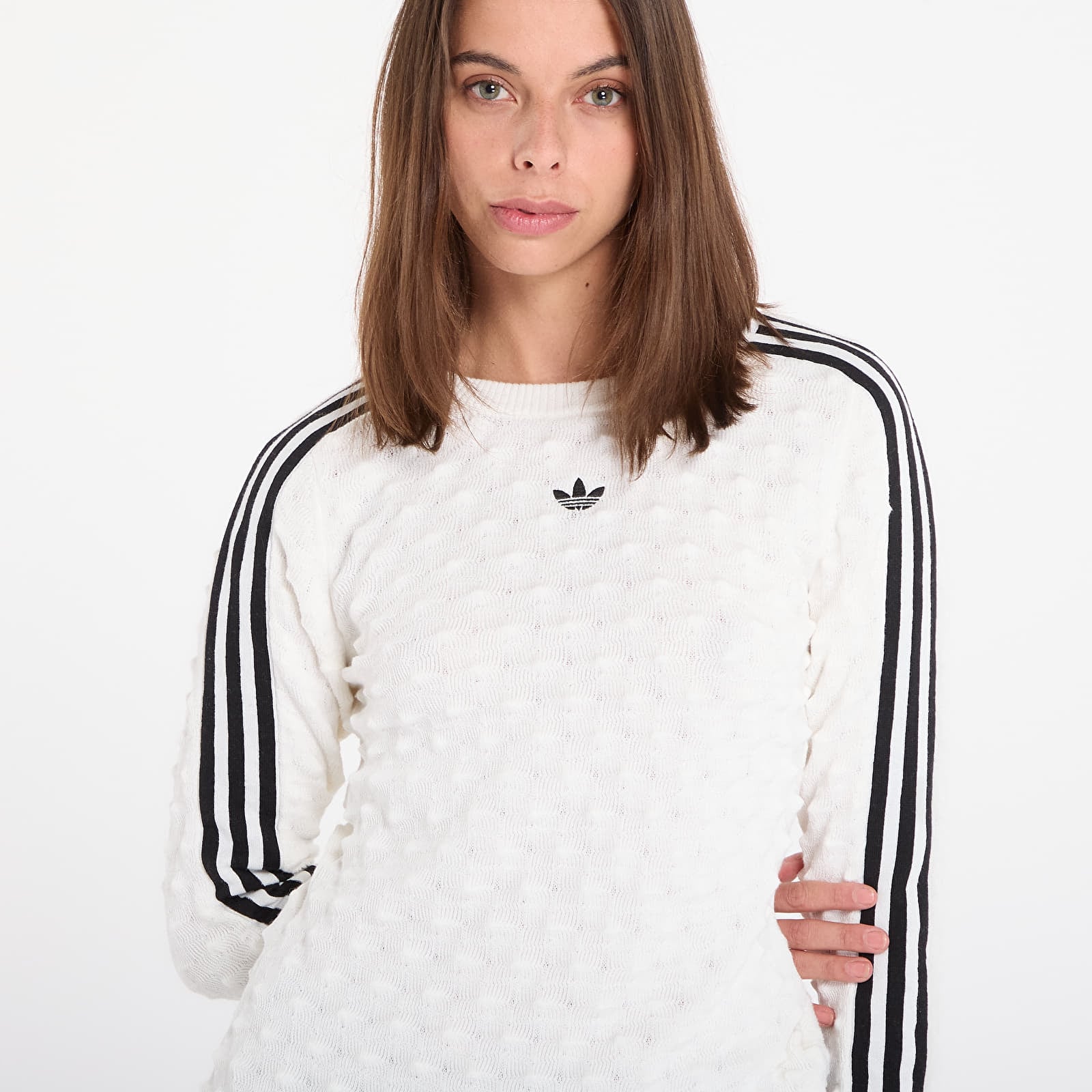 Naiste T-särgid adidas Slim Ls Tee White