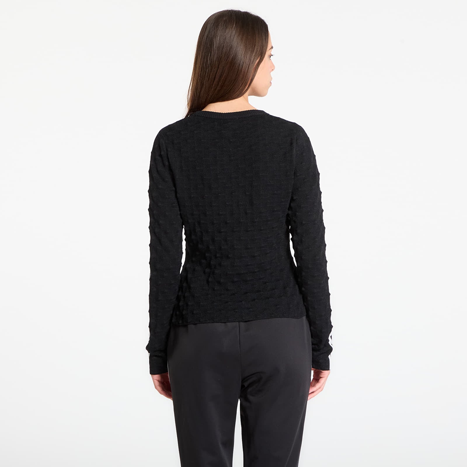 Moteriški marškinėliai adidas Slim Ls Tee Black