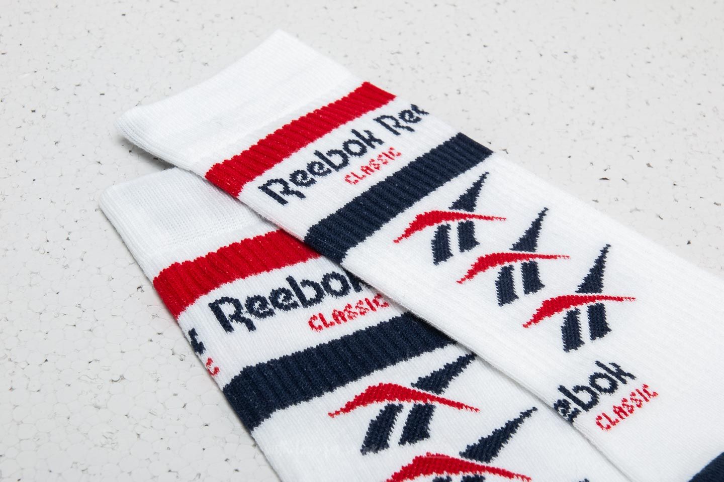 Calcetines Reebok Classic Vector Crew Socks White