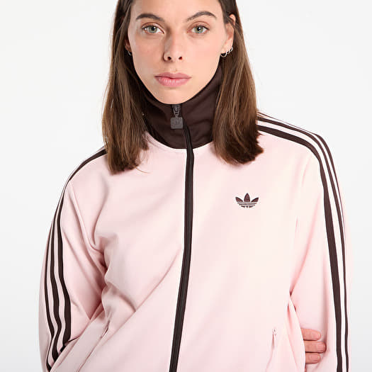 Women's hoodies adidas Classic Track Top Sandy Pink/ Aurora Coffee