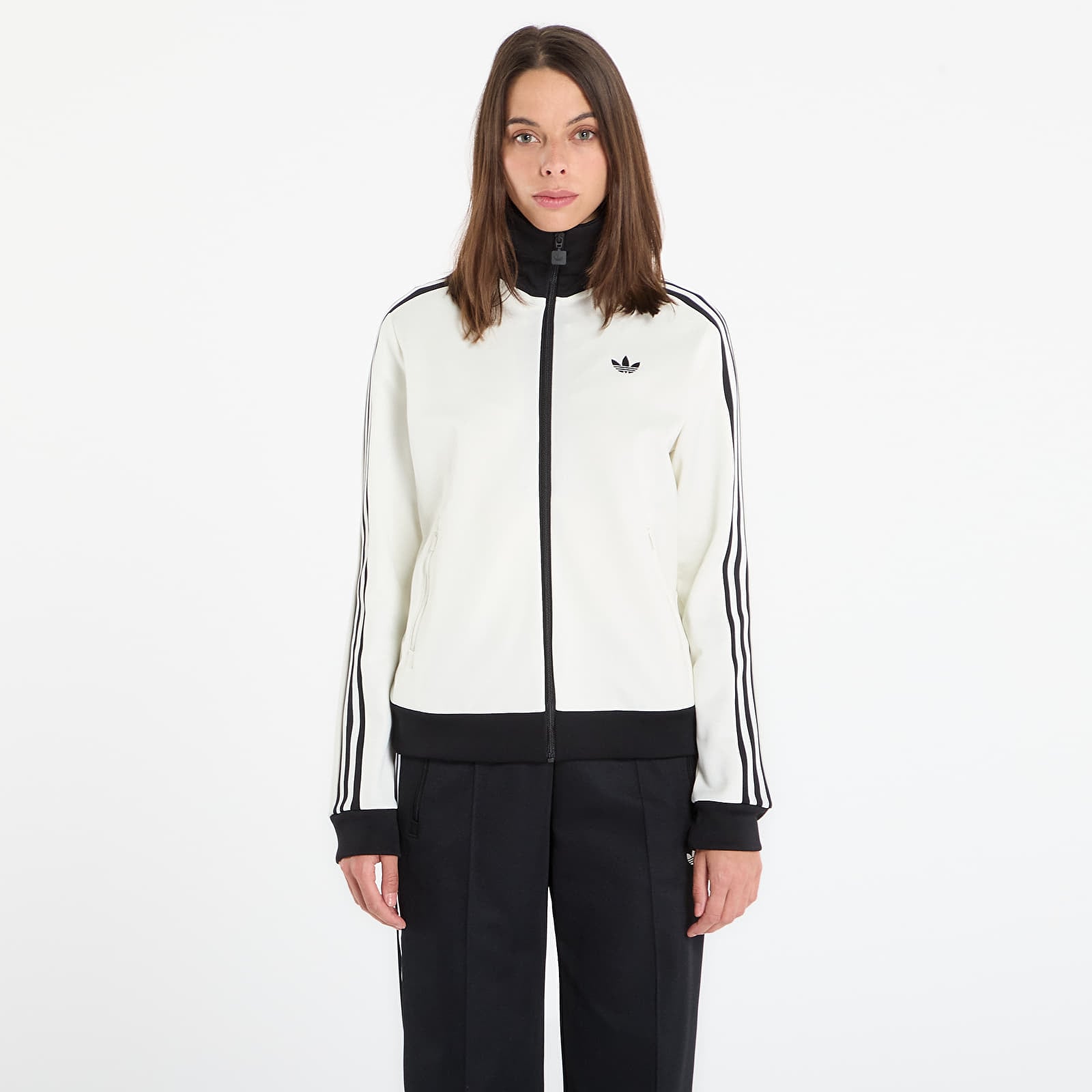 Mikiny adidas Classic Tt Off White/ Black