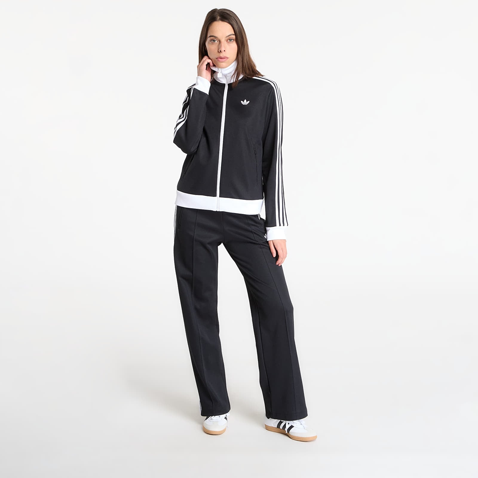 Dámske mikiny adidas Classic Tt Black/ White