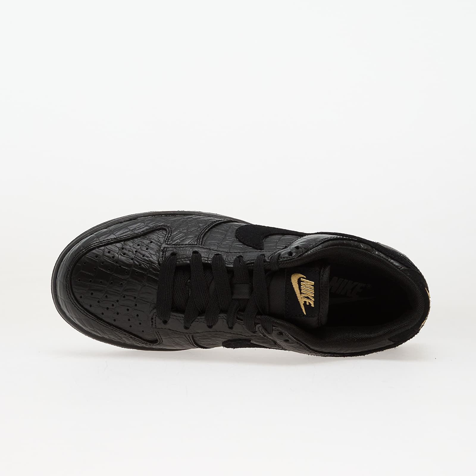 Chaussures et baskets femme Nike Dunk Low Black/ Black-Metallic Gold-Off Noir