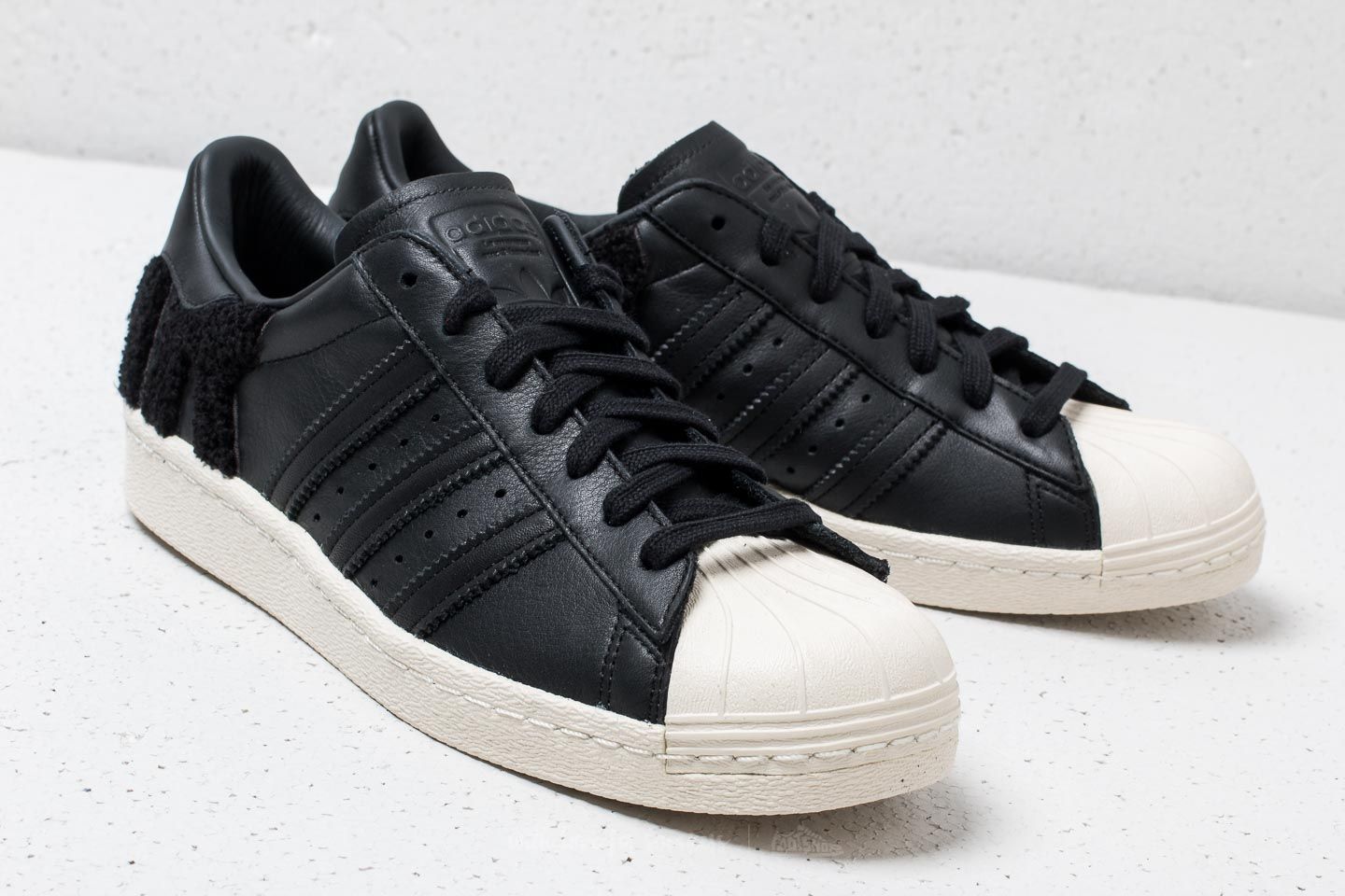 Men s shoes adidas Superstar 80s Core Black Core Black Off White Footshop