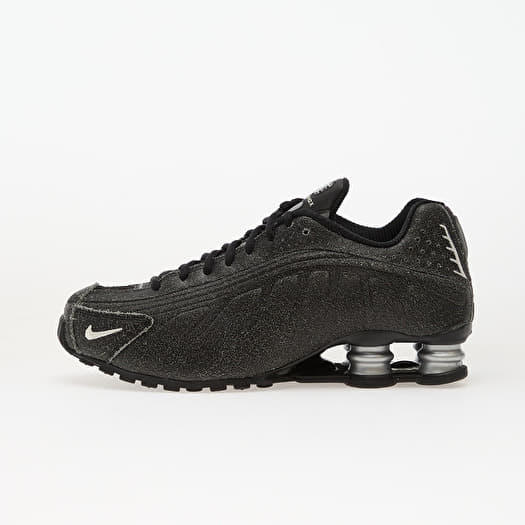 Nike Shox R4 Qs Black/ Sail-Lt Smoke Grey-Metallic Silver