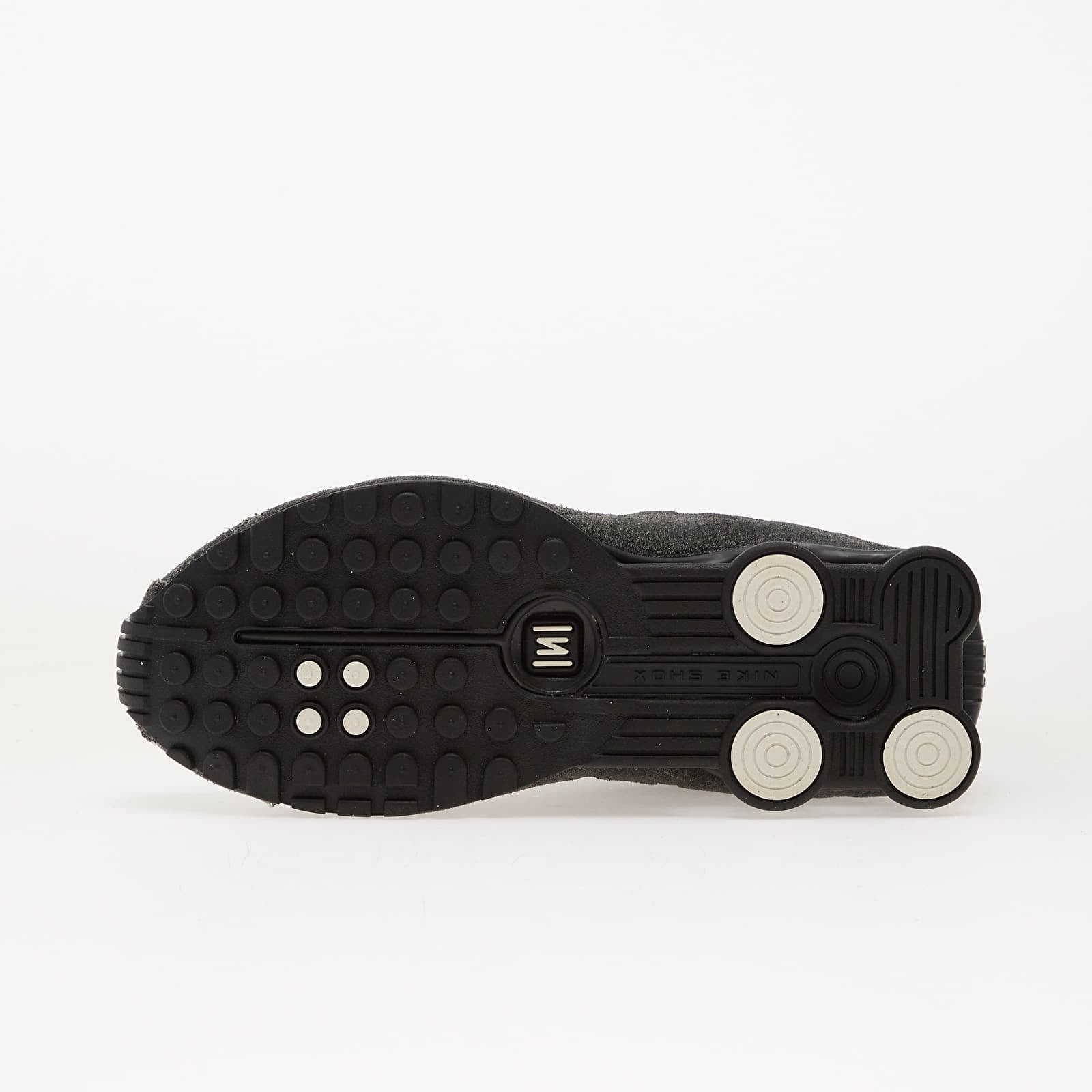 Men's shoes Nike Shox R4 Qs Black/ Sail-Lt Smoke Grey-Metallic Silver