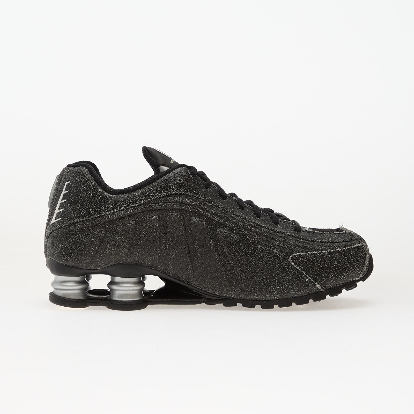Men's shoes Nike Shox R4 Qs Black/ Sail-Lt Smoke Grey-Metallic Silver