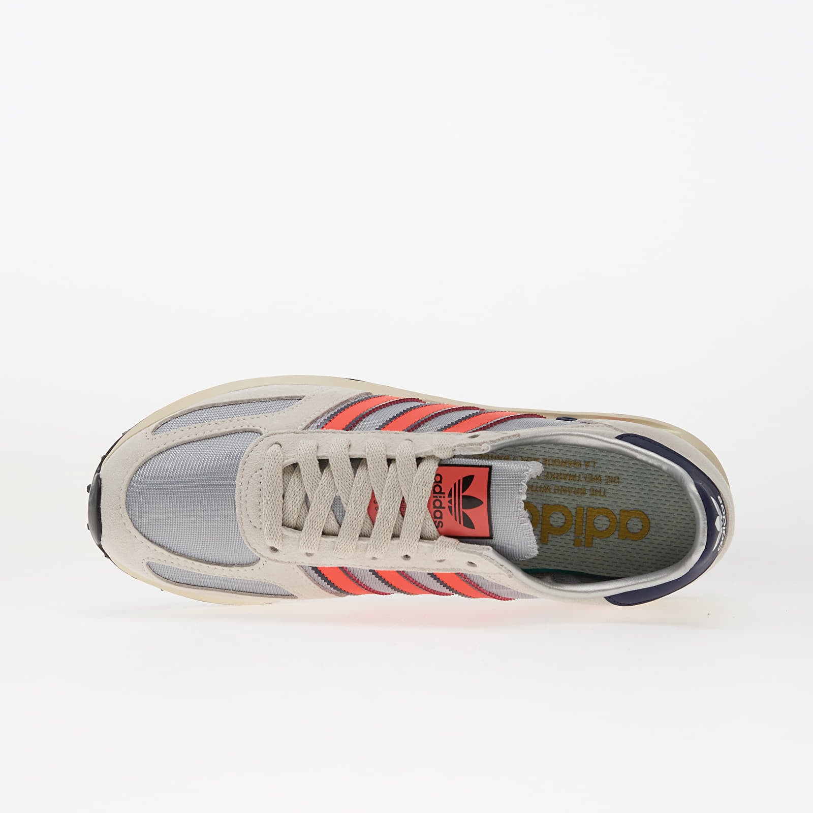 Men's shoes adidas La Trainer Og Silver Metallic/ Supplier Colour/ Dark Blue