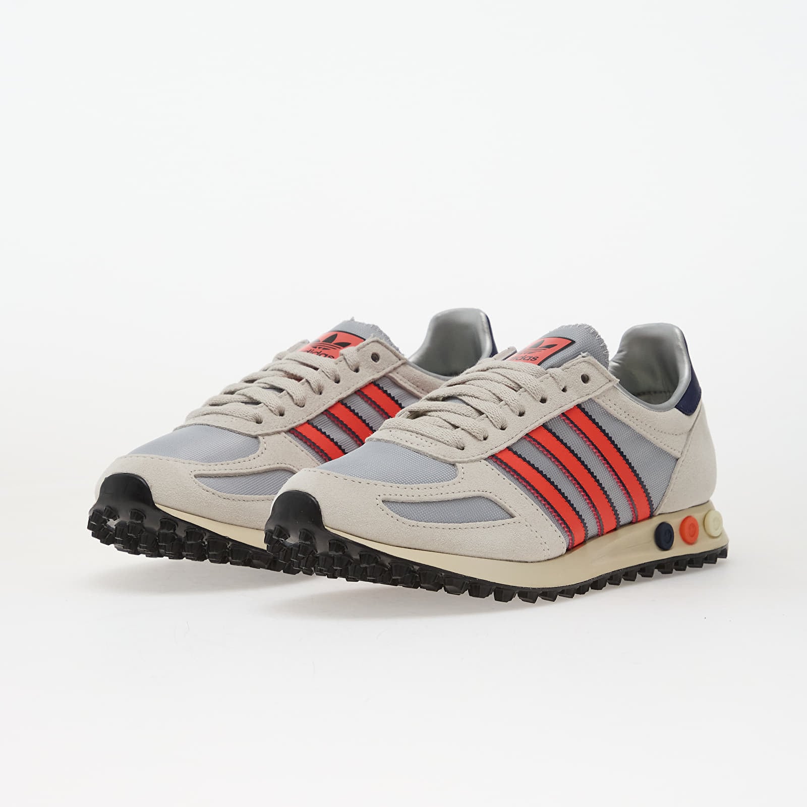 Men's shoes adidas La Trainer Og Silver Metallic/ Supplier Colour/ Dark Blue